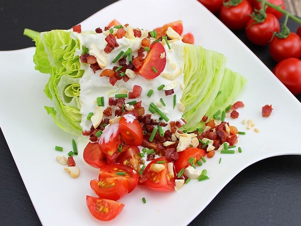 Eisbergsalat mal anders - Wedges Salad von amerikanisch-kochenDE| Chefkoch