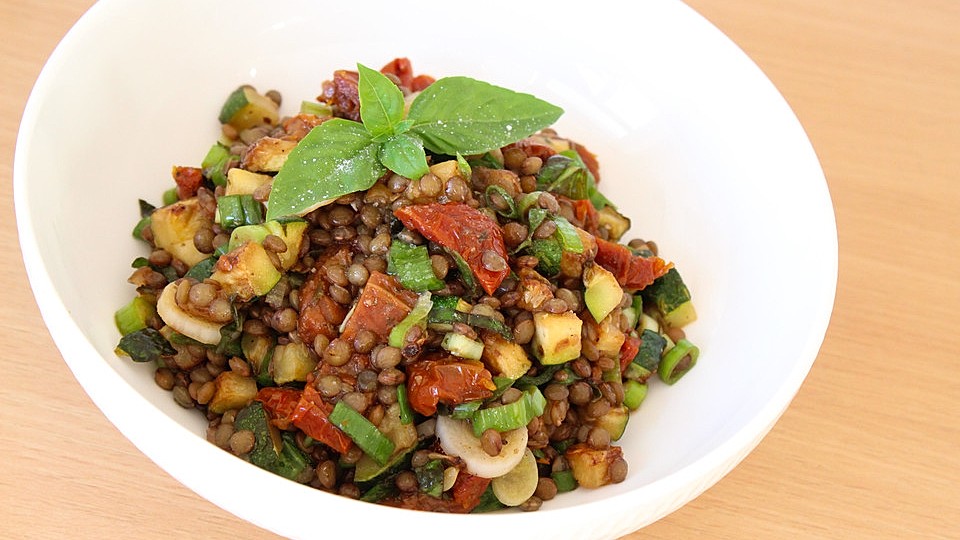 Linsensalat mit getrockneten Tomaten-image