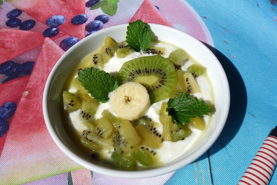 Kiwi-Bananen Quark