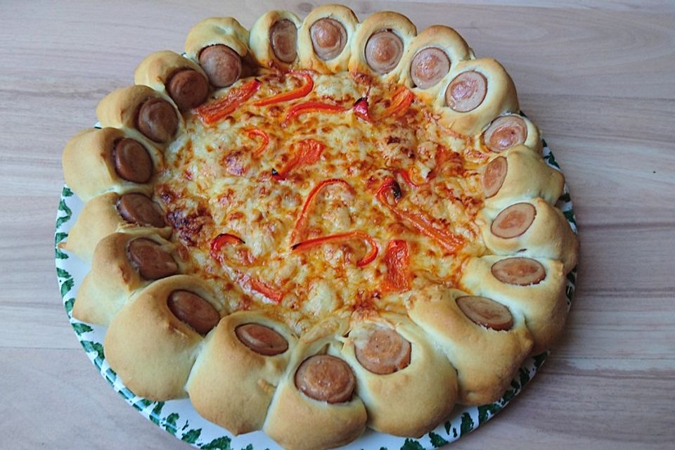 Hot Dog Pizza