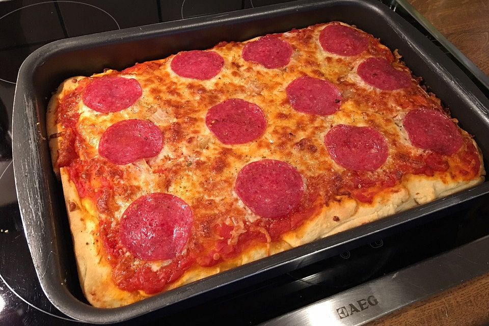 American Pizza Teig selber machen