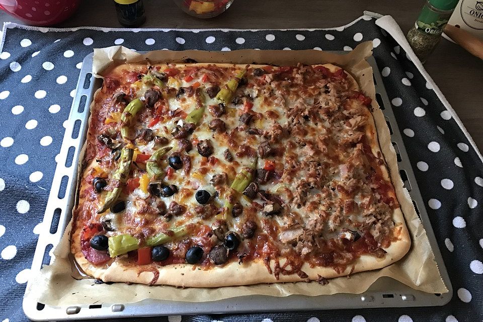 American Pizza Teig selber machen