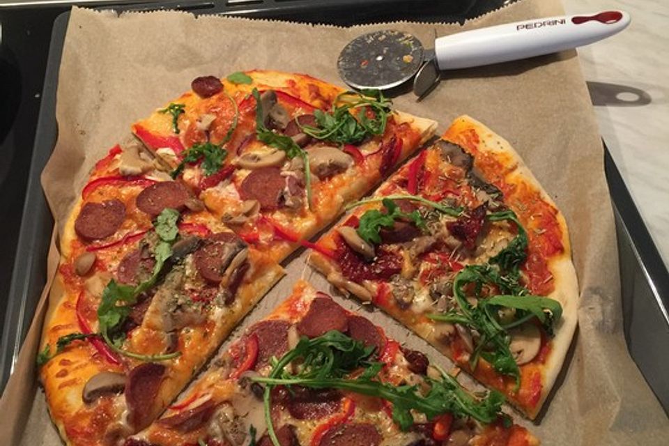 American Pizza Teig selber machen
