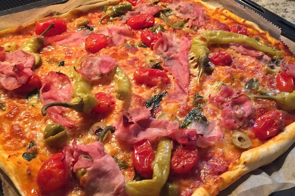 American Pizza Teig selber machen