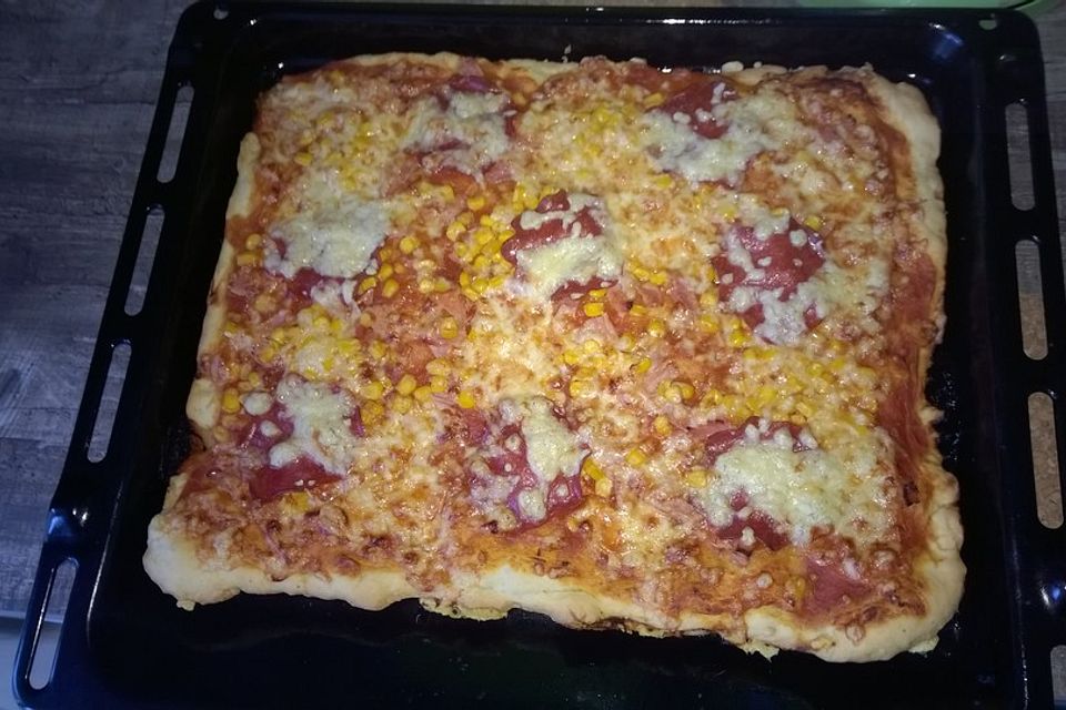 American Pizza Teig selber machen