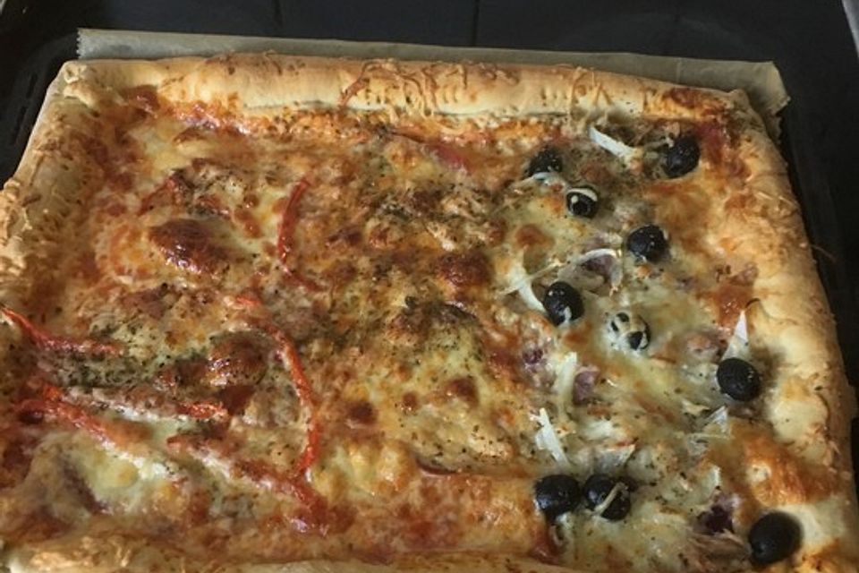 American Pizza Teig selber machen