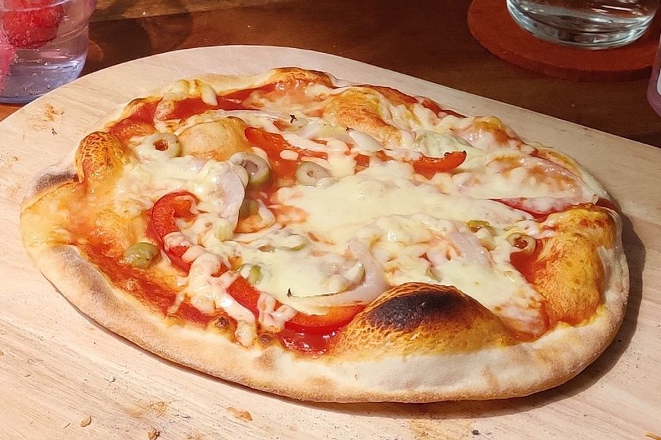 American Pizza Teig selber machen