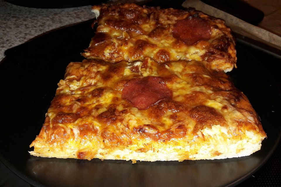 American Pizza Teig selber machen