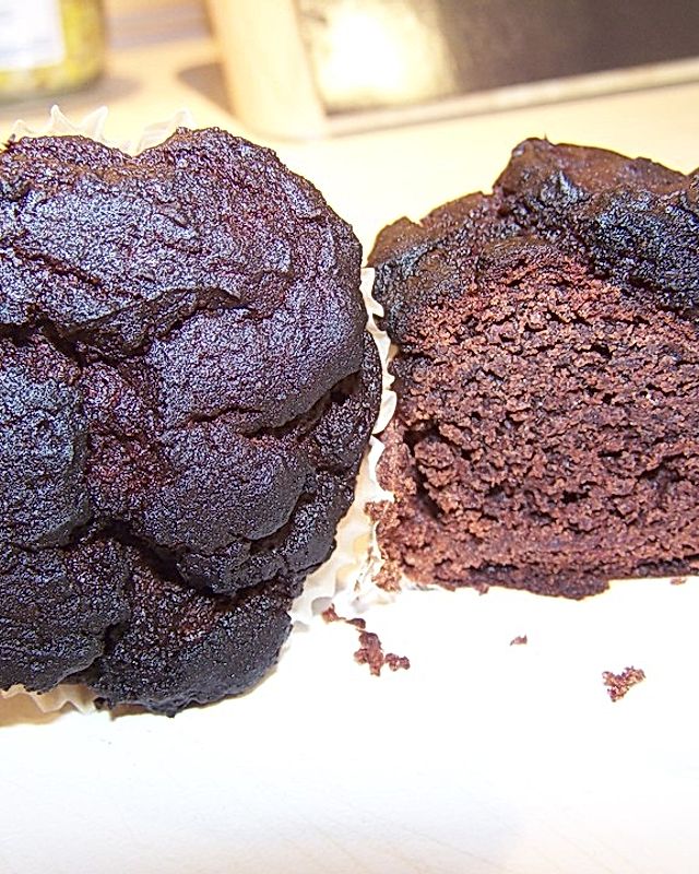 Schokolade-Bananen-Muffins mit Kidneybohnen