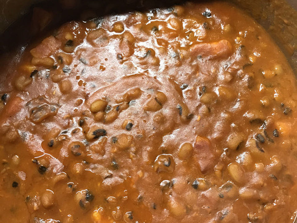 Schwarzaugenbohnen Mit Champignons Von Estesta Chefkoch 