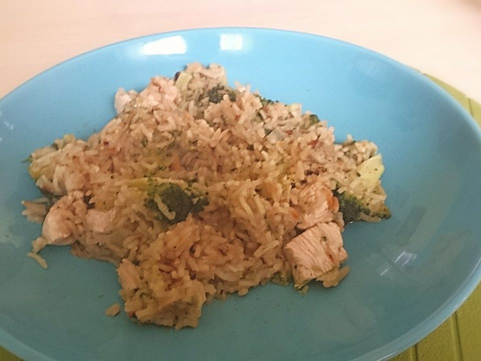 One Pot Brokkoli-Cashew-Reis mit Pute von Wildblütenhonig| Chefkoch