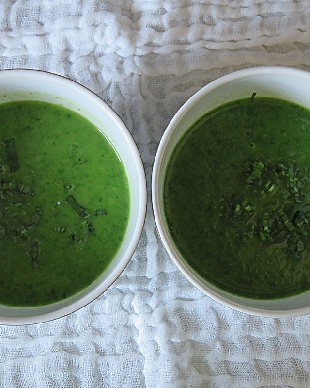 Bärlauchcreme-Suppe nach Fiefhusener Art