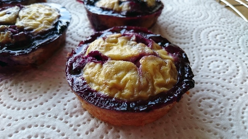 Gesunde Heidelbeer-Bananen-Muffins von vronii1993 Gesunde Heidelbeer-Bananen-Muffins von vronii1993