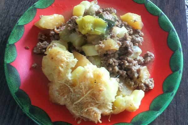 Kartoffel-Lauch-Hackfleisch-Auflauf von hummelmm | Chefkoch