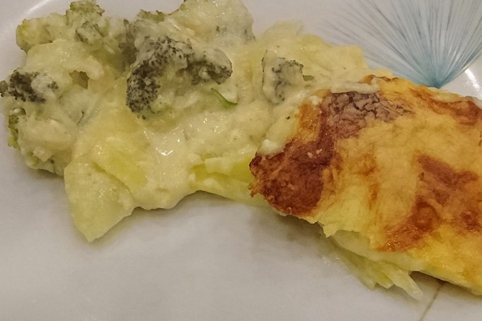 Kartoffel-Brokkoli-Gratin