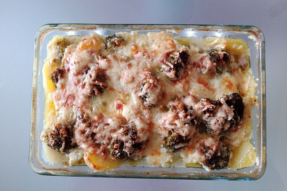 Kartoffel-Brokkoli-Gratin