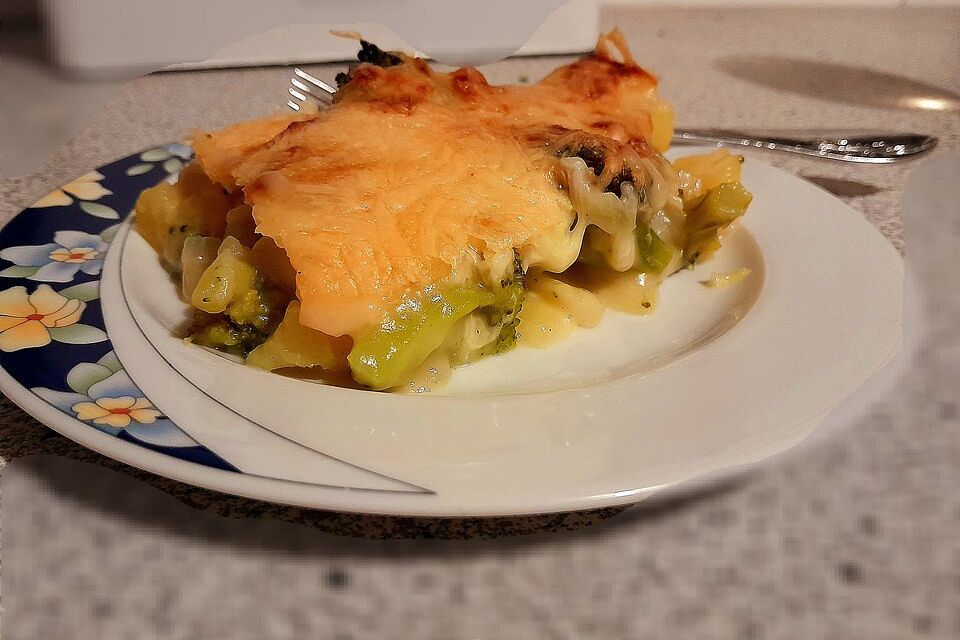 Kartoffel-Brokkoli-Gratin