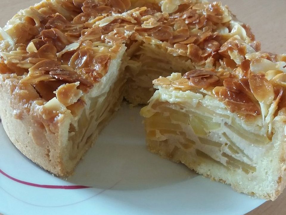 Apfel-Bienenstich-Kuchen von monro470 | Chefkoch