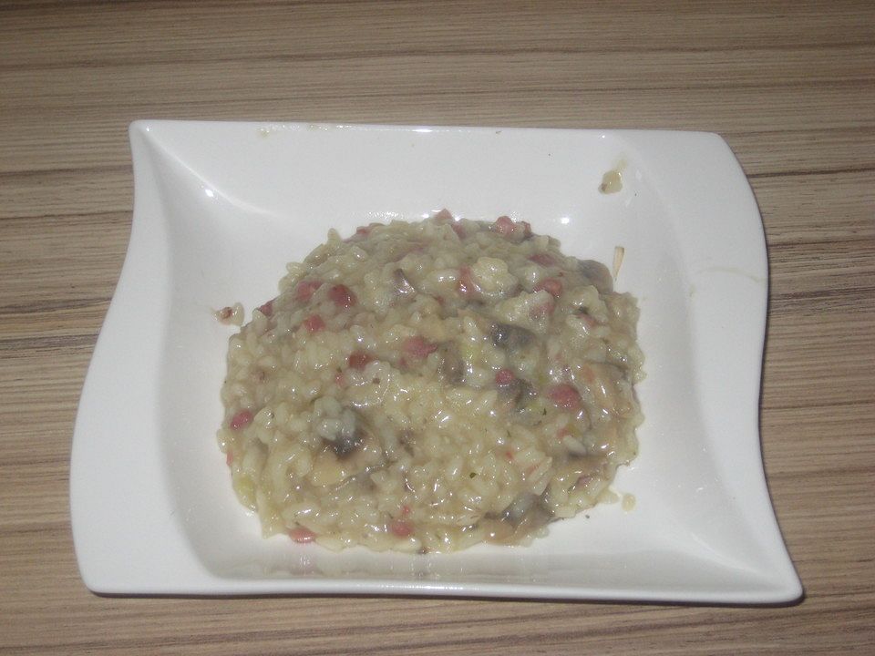 Mein Risotto mit Champignons und Schinkenwürfeln| Chefkoch