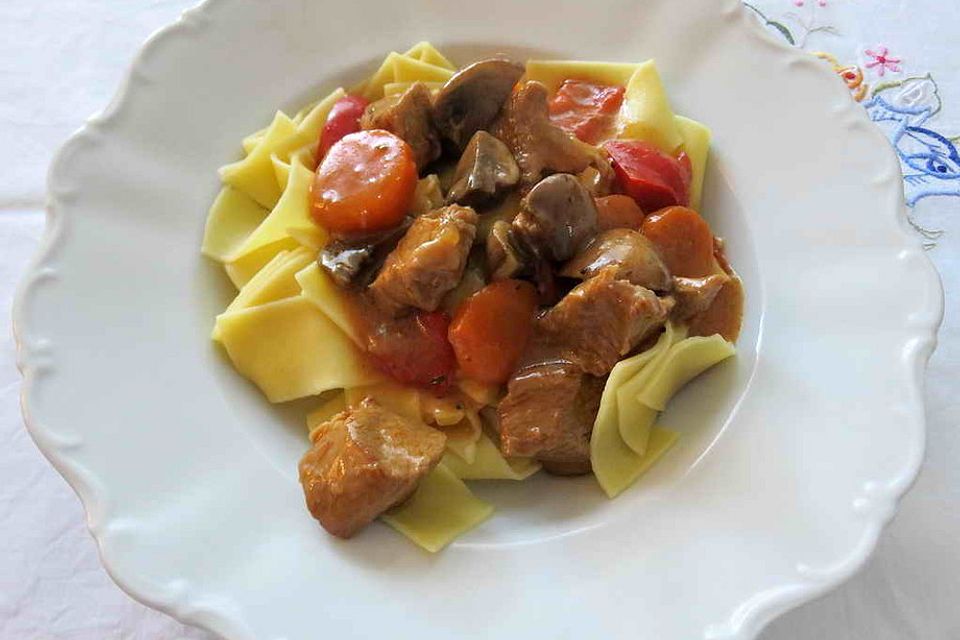 Kalbsragout Marengo