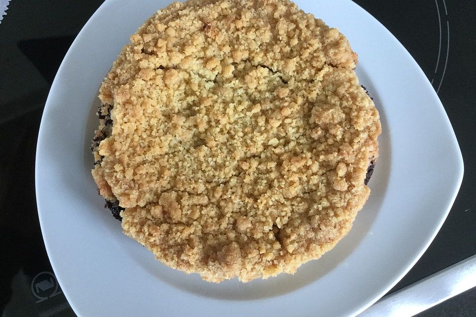 Kleiner Streuselkuchen mit Schokolade