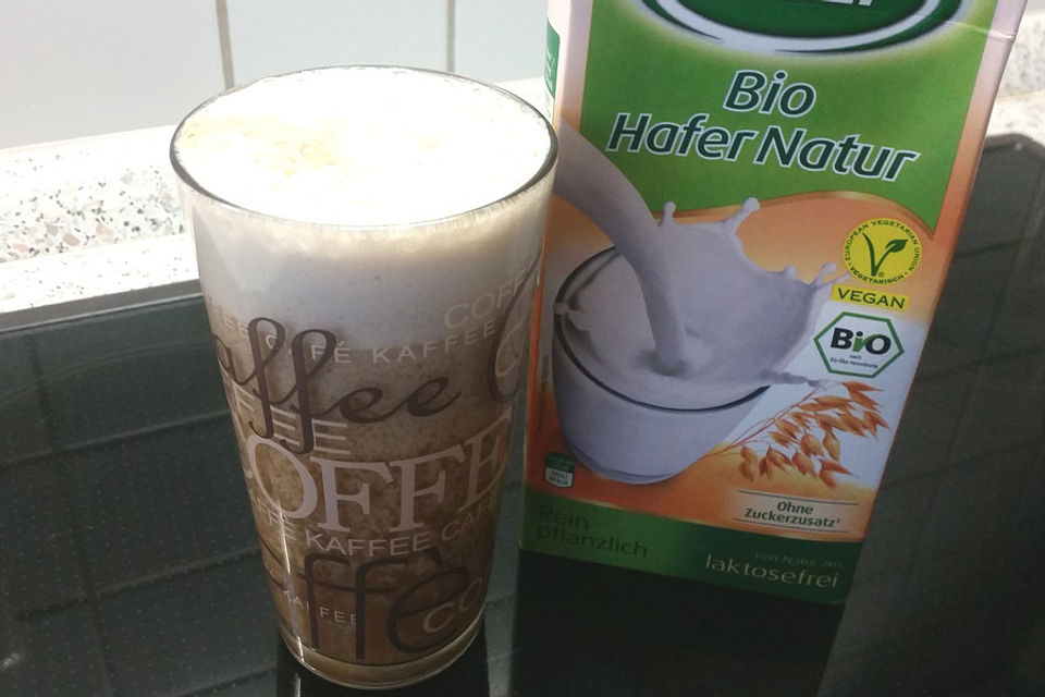 Veganer Latte Macchiato