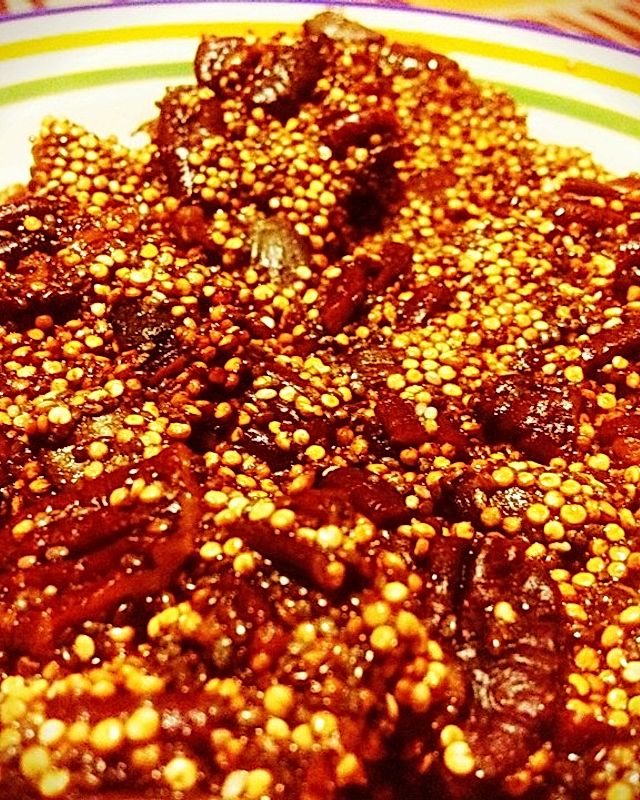 Quinoa-Chia-Krokant mit Pekannüssen