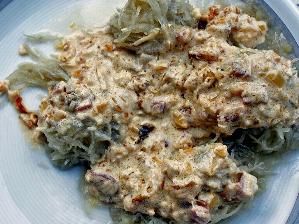 Kartoffelklöße mit Speck-Zwiebel-Sahne-Sauce von Stephan-kocht-gerne ...