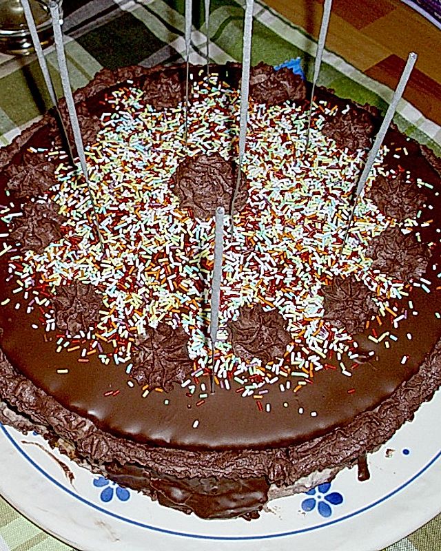 Schokoladen - Sahne - Torte