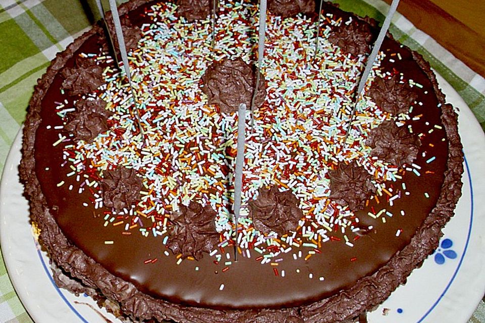 Schokoladen - Sahne - Torte