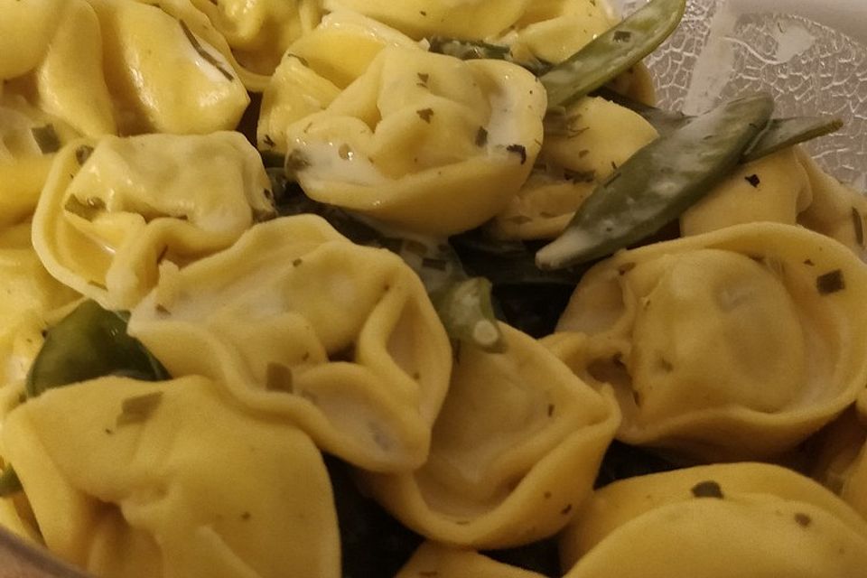 Schnelle Tortelloni-Steak-Pfanne