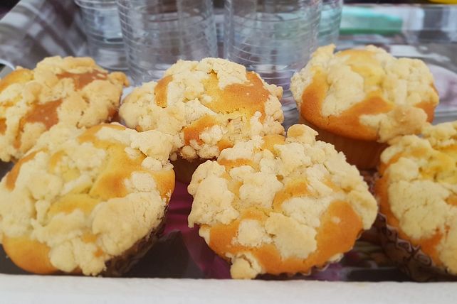 Rhabarbermuffins mit Streuseln von LauraBardot| Chefkoch