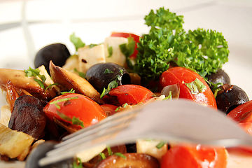 Champignon-Mozzarella-Salat
