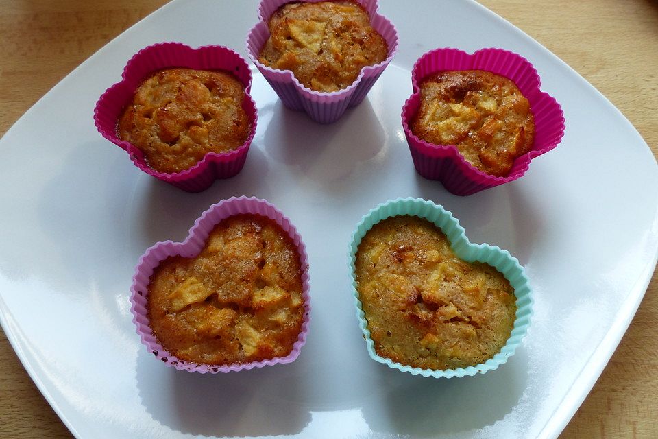 Apfel-Zimt-Muffins