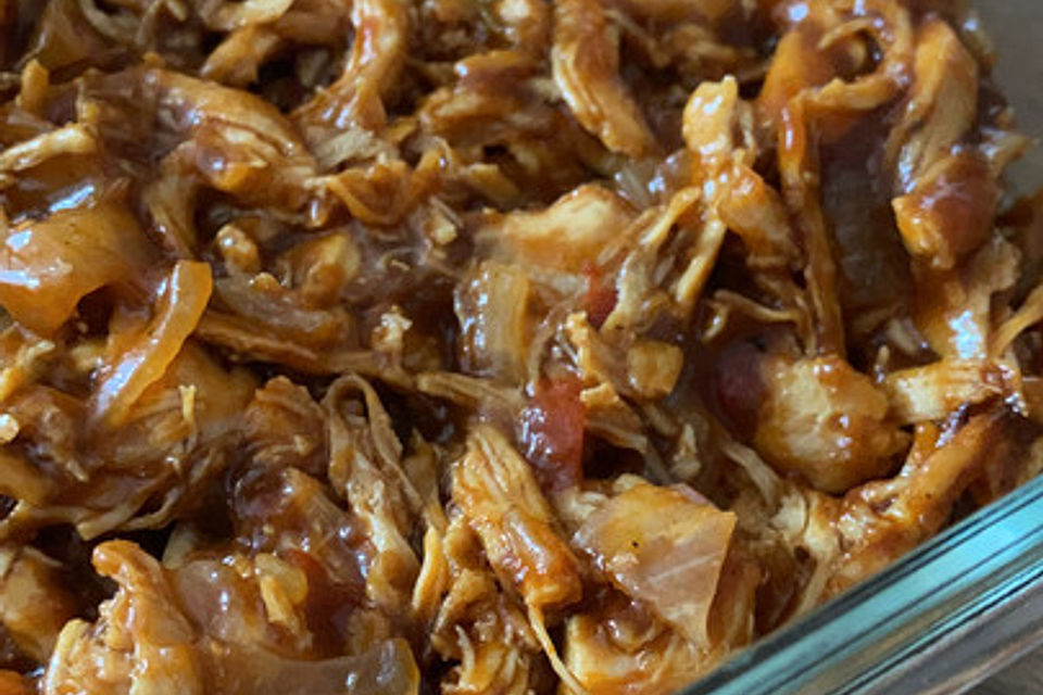 Schnelles Pulled Chicken