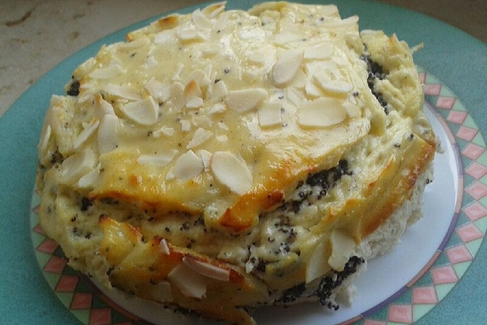 Proteinreicher Mohn-Käse-Kuchen ohne Mehl