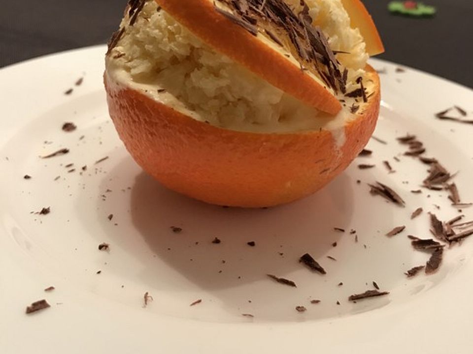 Orangen Eis Fruchtig Cremig Ohne Ei Von Koch Kinode Chefkoch