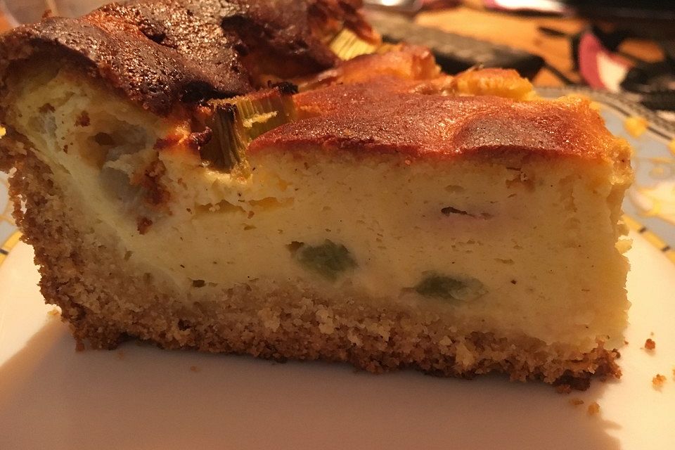 Käse-Rhabarber-Kuchen