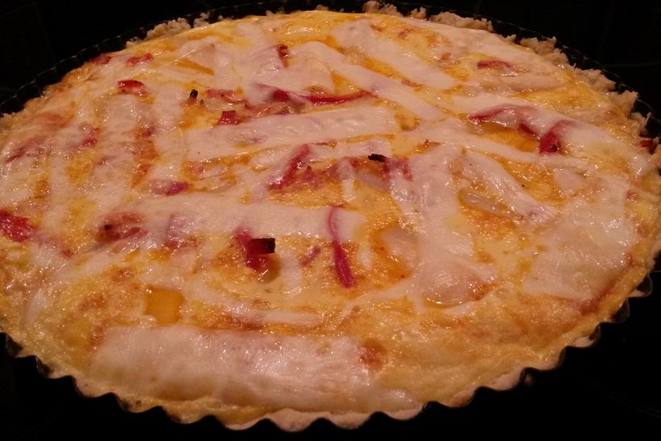 Spargel-Schinken-Quiche