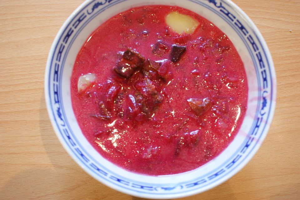 Rote Rübensuppe - Betenbartsch