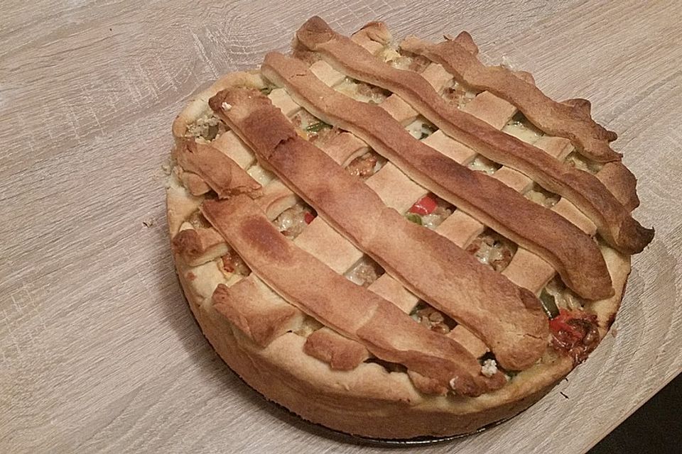 Hackfleisch - Schmand - Torte