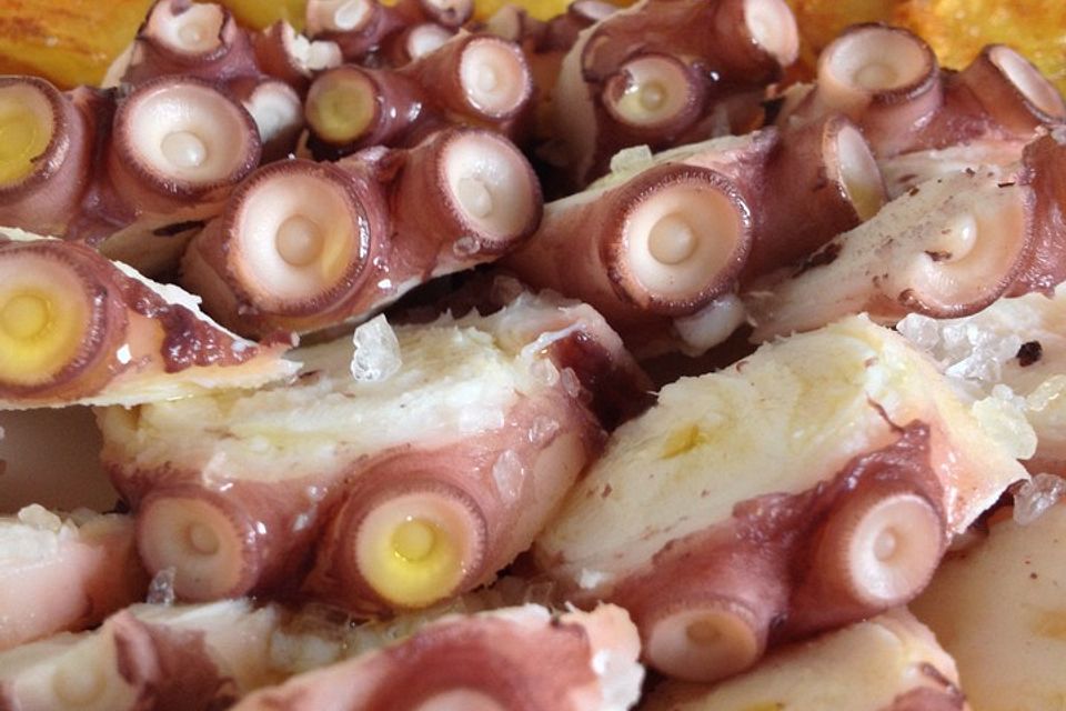 Tintenfisch Tapas - Pulpo a la Gallega