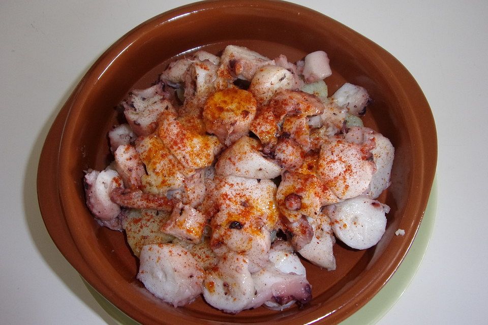 Tintenfisch Tapas - Pulpo a la Gallega