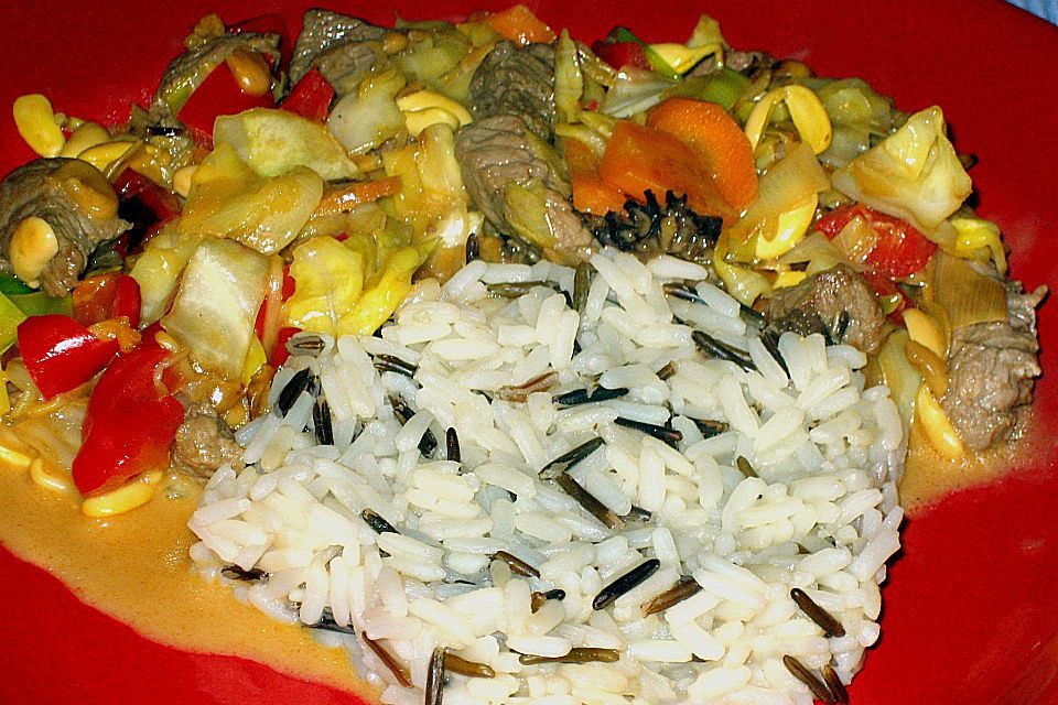 Rindfleisch Thai-Curry