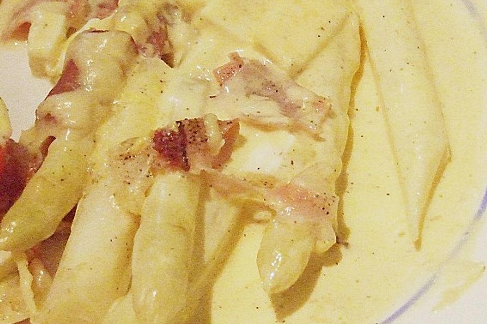 Überbackener Spargel