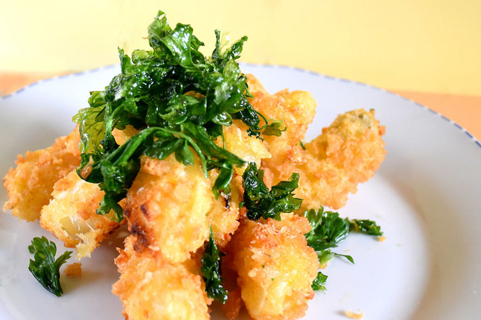 Gebackener Spargel mit Parmesan