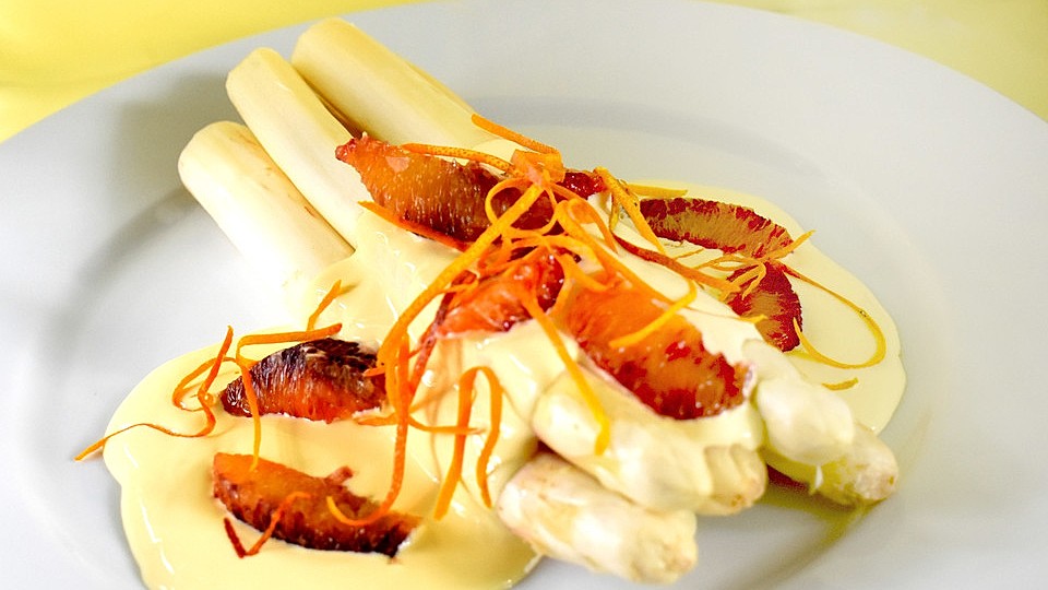 Spargel in Orangensoße-image