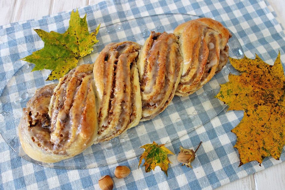 Nussfülle für Nusszöpfe, Nussstollen  oder Nussschnecken