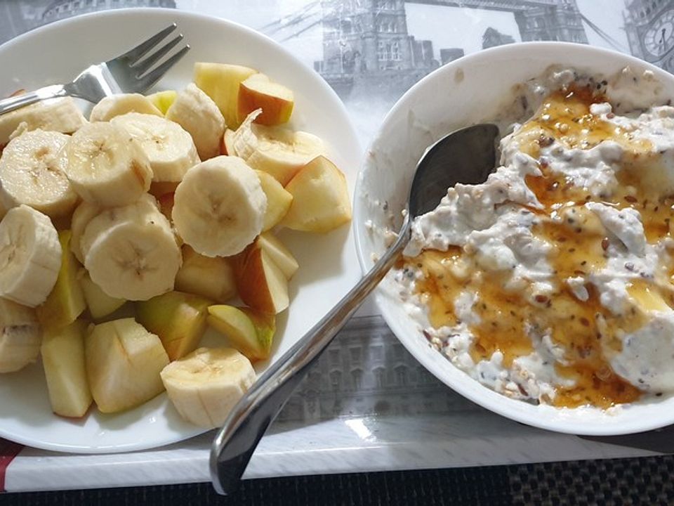 Joghurt Mit Haferflocken Chia Und Leinsamen Von Billybas Chefkoch