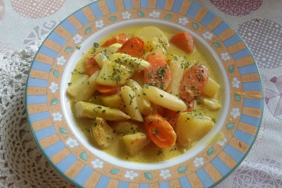 Spargel-Curry